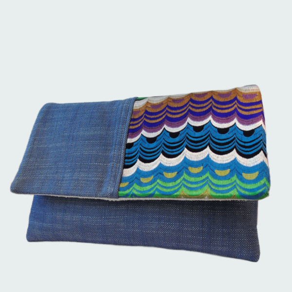 Pochette donna Embroidered Blue - immagine 2