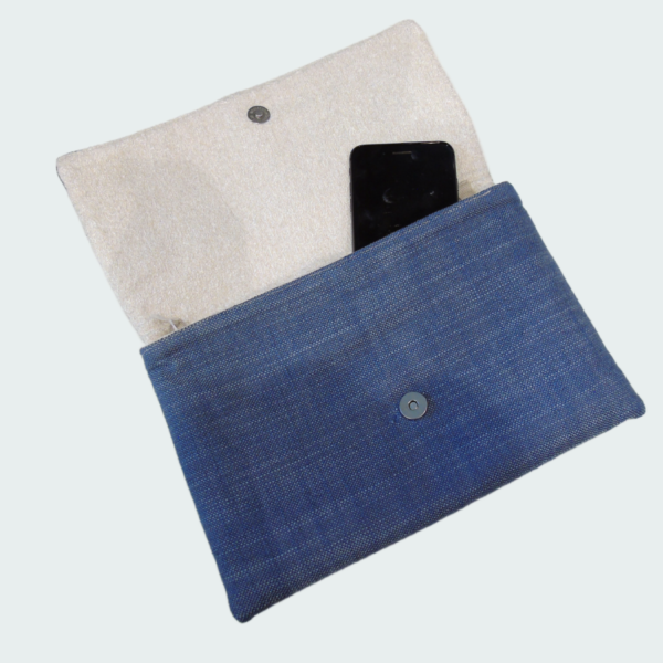 Pochette donna Embroidered Blue - immagine 4