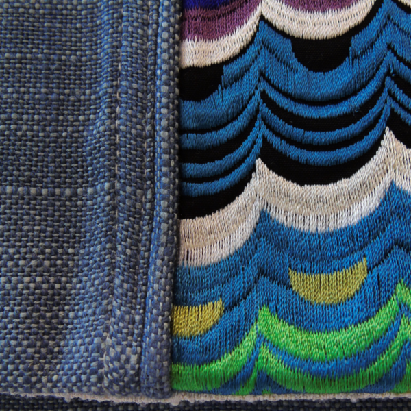 Pochette donna Embroidered Blue - immagine 5