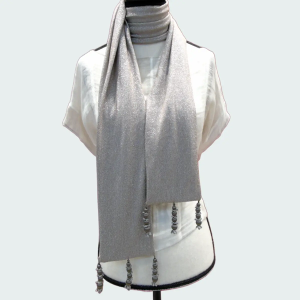 Sciarpa lurex donna oro