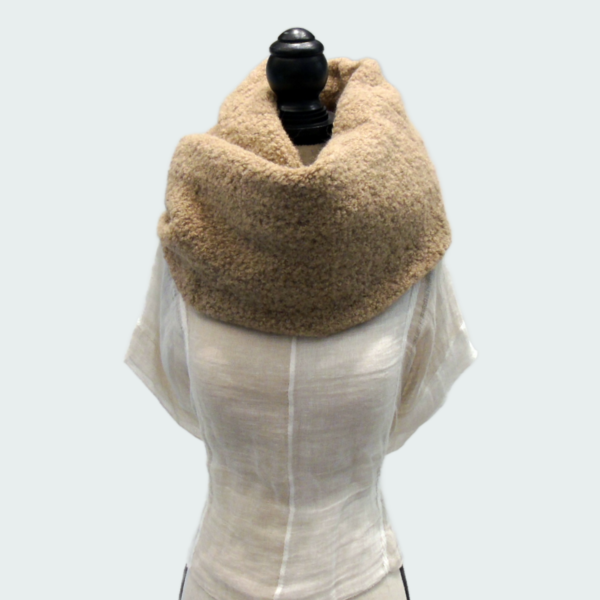 Scaldacollo lana donna camel