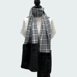 Sciarpa pied de poule donna