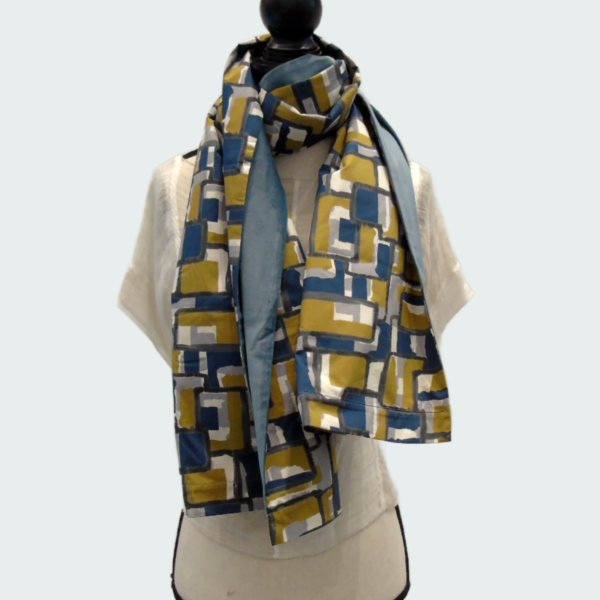 Sciarpa donna double face abstract