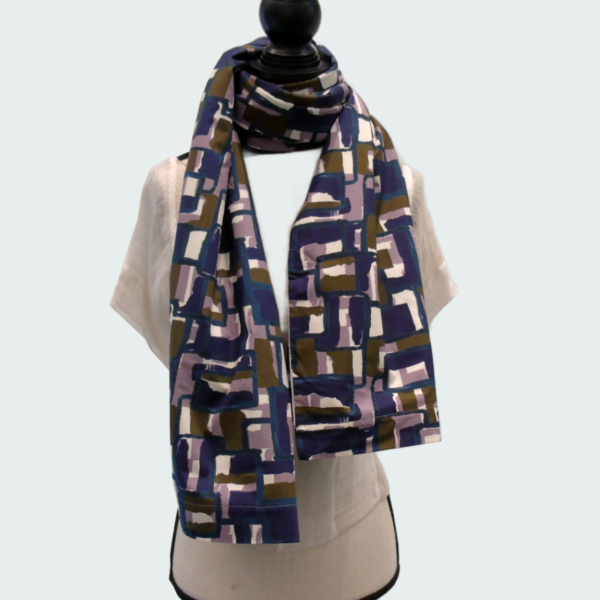 Sciarpa donna double face abstract V2