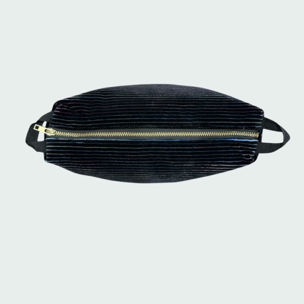 Trousse Dandy stripe nera - immagine 3