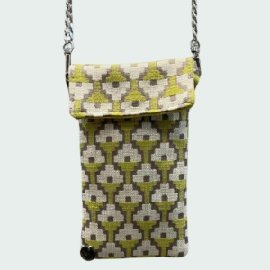 Porta cellulare small Oxford verde
