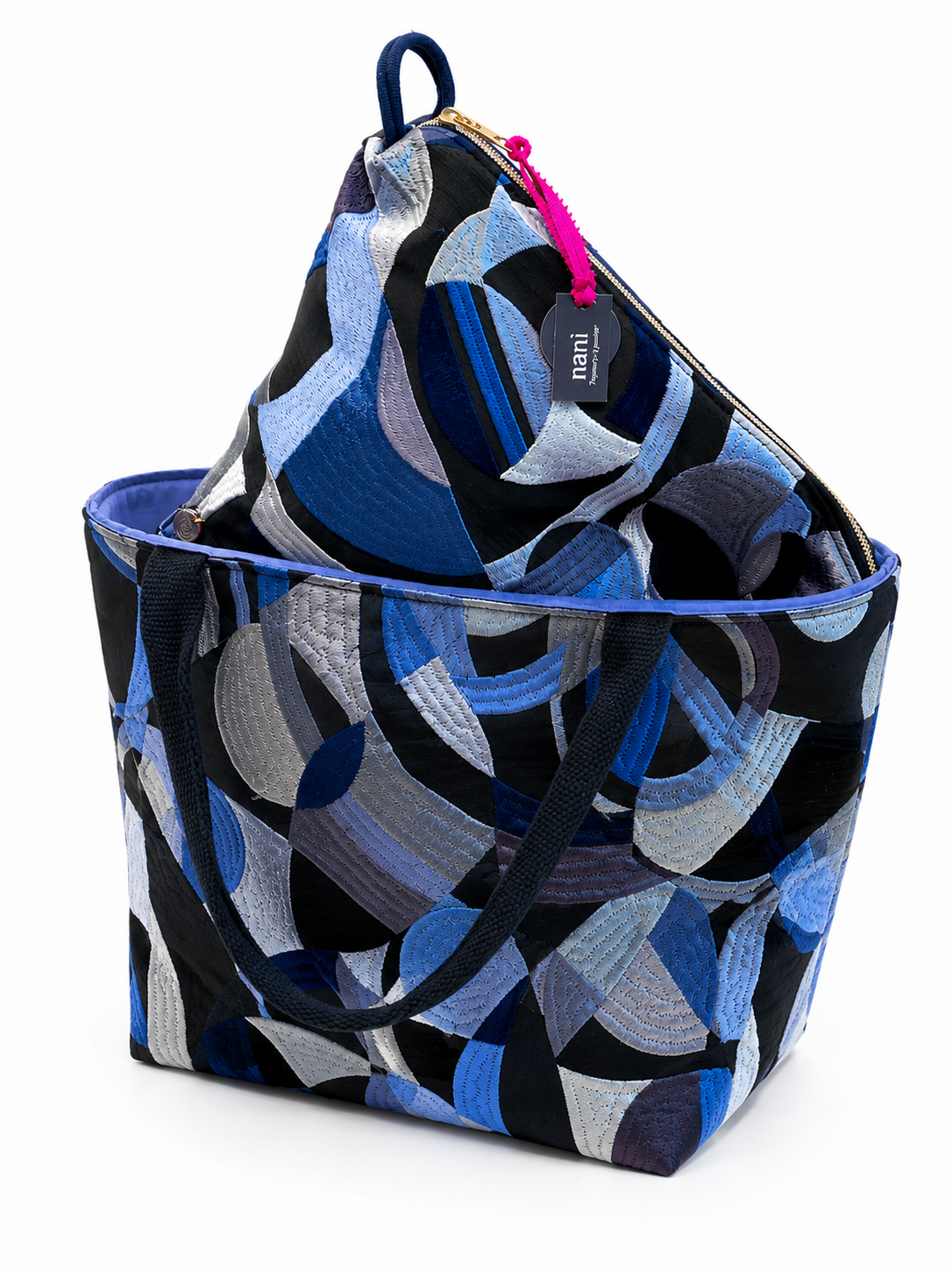 Grande Orbit Trousse da donna in raso