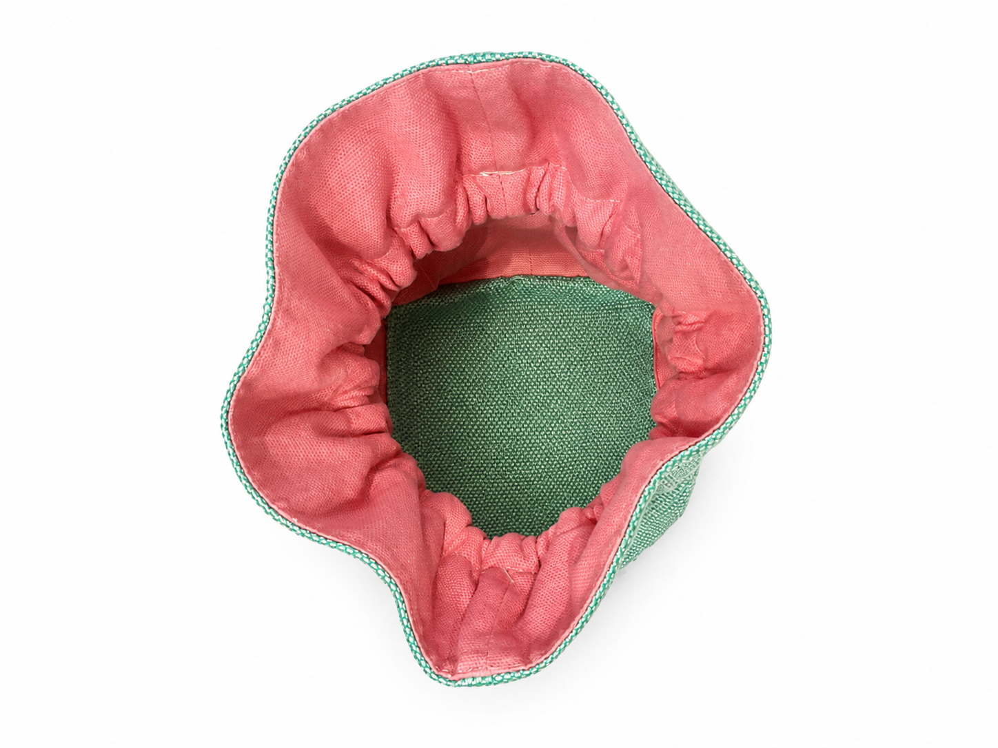 Secchiello Grande Aldeco in cotone cinzato