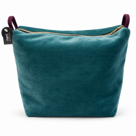 Verdeacqua Trousse da donna in velluto