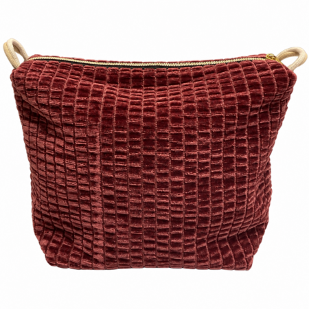 Trousse Velluto Goffrato da donna in velluto